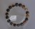 Bracelet Agate du Botswana - Perles 10mm dépoli