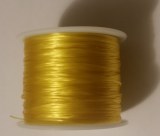 Fil silicone jaune 50m