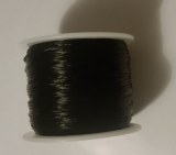 Fil silicone noir 50m