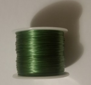 Fil silicone vert clair 50m