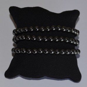 Bracelet Hématite - Perles 6mm