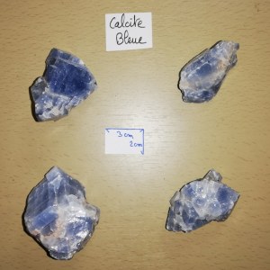 Calcite bleue - Morceau entre 70 et 110 gr